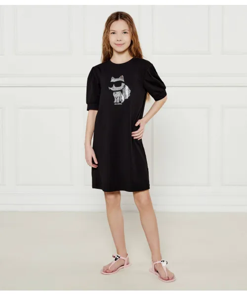 Платье Karl Lagerfeld Kids, черный
Платье Karl Lagerfeld Kids, черный
