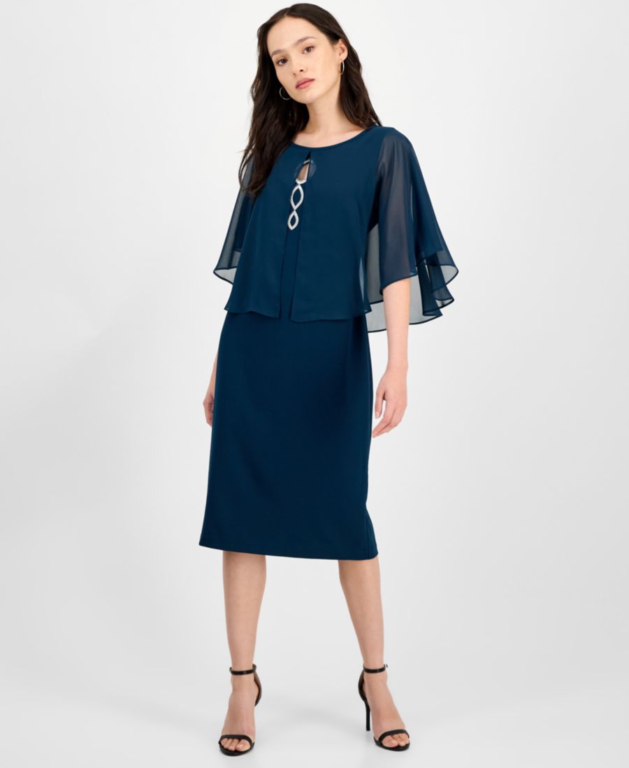 Платье-накидка с круглым вырезом, для невысоких девушек Connected, Dark Mallard
Платье-накидка с круглым вырезом, для невысоких девушек Connected, Dark Mallard