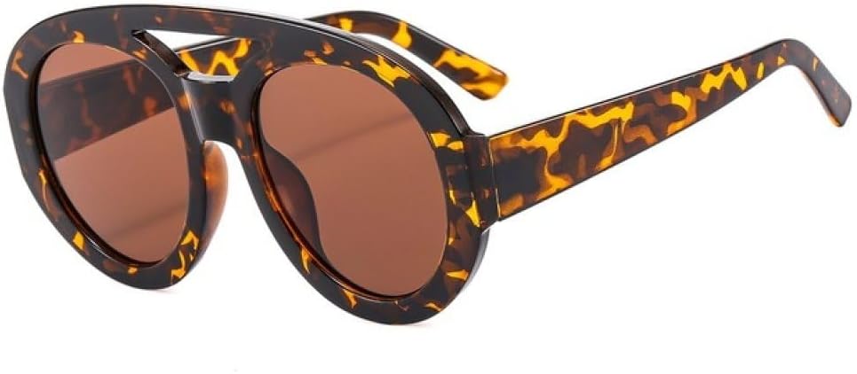 MUTYNE Винтажные женские круглые солнцезащитные очки с двойной перемычкой, модный градиентный дизайн, защита от УФ-излучения UV400, мужские трендовые панк-солнцезащитные очки, Leopard
MUTYNE Винтажные женские круглые солнцезащитные очки с двойной перемычкой, модный градиентный дизайн, защита от УФ-излучения UV400, мужские трендовые панк-солнцезащитные очки, Leopard