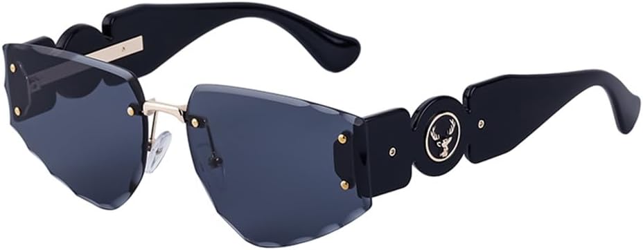 Солнцезащитные очки в стиле панк без оправы 2026 года для женщин и мужчин, винтажные очки без оправы, защита от ультрафиолета UV400, C1 золотисто-серый, один размер MTZJH, One Color
Солнцезащитные очки в стиле панк без оправы 2026 года для женщин и мужчин, винтажные очки без оправы, защита от ультрафиолета UV400, C1 золотисто-серый, один размер MTZJH, One Color