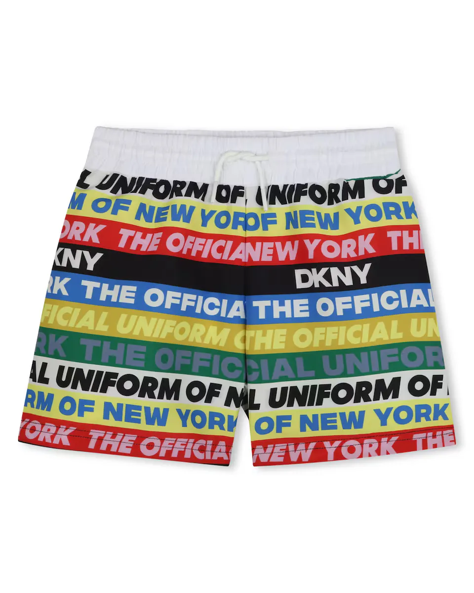 Купальник для мальчиков с принтом и кулиской DKNY, многоцветный
Купальник для мальчиков с принтом и кулиской DKNY, многоцветный