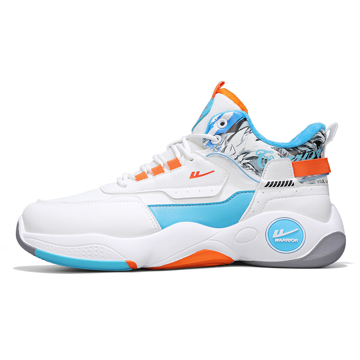 Баскетбольные кроссовки Basketball Shoes Men High-Top Blue Orange Warrior
Баскетбольные кроссовки Basketball Shoes Men High-Top Blue Orange Warrior