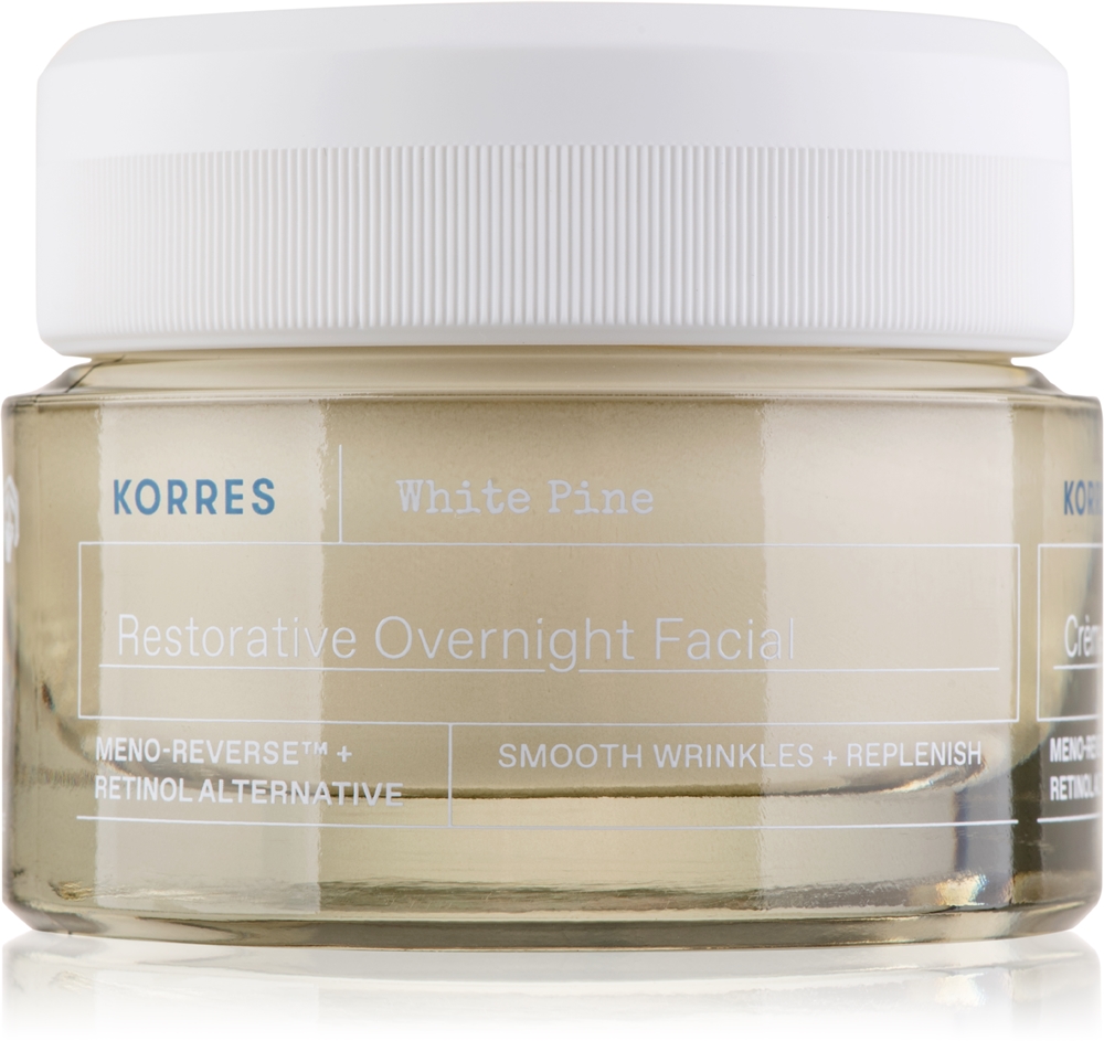 Интенсивный восстанавливающий ночной крем «Мено-реверс» от глубоких морщин с белой сосной Korres, 40 мл
Интенсивный восстанавливающий ночной крем «Мено-реверс» от глубоких морщин с белой сосной Korres, 40 мл