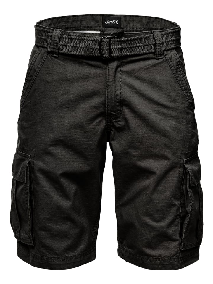 Шорты с ремнем RONY черного цвета REPUBLIX
Шорты с ремнем RONY черного цвета REPUBLIX