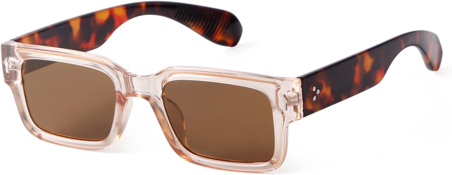 Солнцезащитные очки для женщин и мужчин, поляризованные, винтажные, ретро, круглые, квадратные, модные, в стиле Y2K, прямоугольные, с защитой от УФ-излучения DQbhzh, Light Brown Frame Brown Lens
Солнцезащитные очки для женщин и мужчин, поляризованные, винтажные, ретро, круглые, квадратные, модные, в стиле Y2K, прямоугольные, с защитой от УФ-излучения DQbhzh, Light Brown Frame Brown Lens