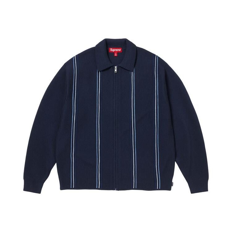 Свитер Supreme Stripe Zip Up Polo Sweater, Navy
Свитер Supreme Stripe Zip Up Polo Sweater, Navy