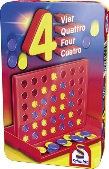 Четверо в ряд в металлической банке, Игра-путешествие, Шмидт Schmidt
Четверо в ряд в металлической банке, Игра-путешествие, Шмидт Schmidt