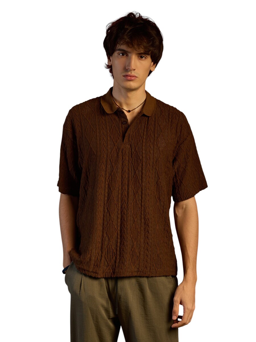 Рубашка Campus Sutra, коричневый
Рубашка Campus Sutra, коричневый