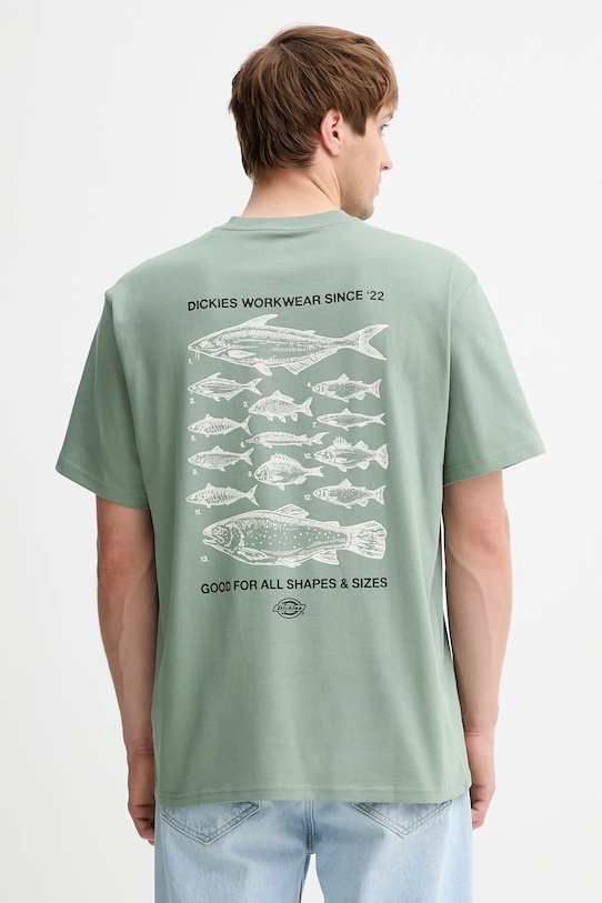 Хлопковая футболка Dickies, зеленый
Хлопковая футболка Dickies, зеленый