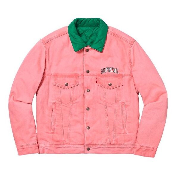 Куртка fw18 x levs quilted reversible trucker jacket pink Supreme, розовый
Куртка fw18 x levs quilted reversible trucker jacket pink Supreme, розовый