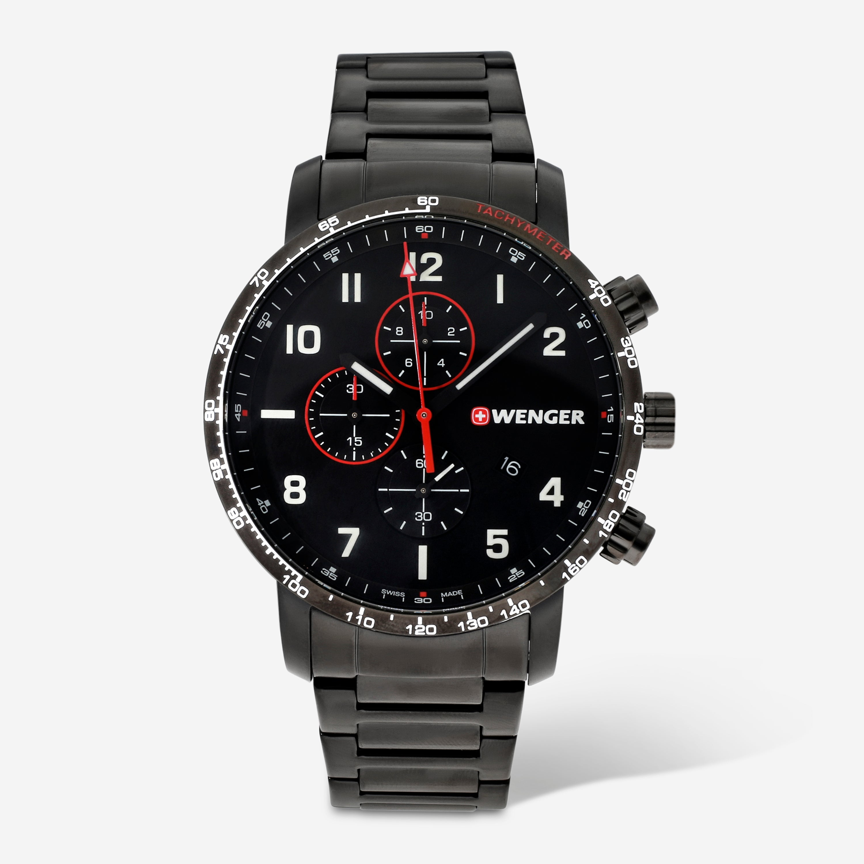 Часы Wenger Swiss Army мужские 01.1543.115 Attitude Chronograph с черным циферблатом 44 мм
Часы Wenger Swiss Army мужские 01.1543.115 Attitude Chronograph с черным циферблатом 44 мм