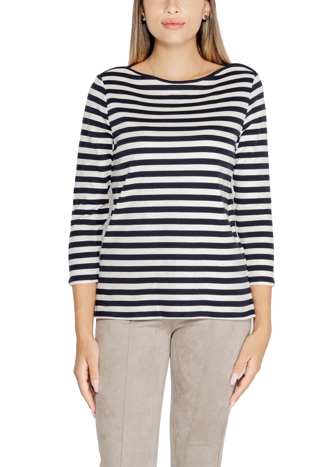 Лонгслив женский Street One в полоску, синий
Лонгслив женский Street One в полоску, синий