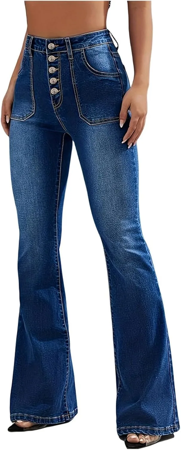 FZYLQY Джинсы для женщин, Bootcut Bell Bottom, High Waisted, Stretch
FZYLQY Джинсы для женщин, Bootcut Bell Bottom, High Waisted, Stretch