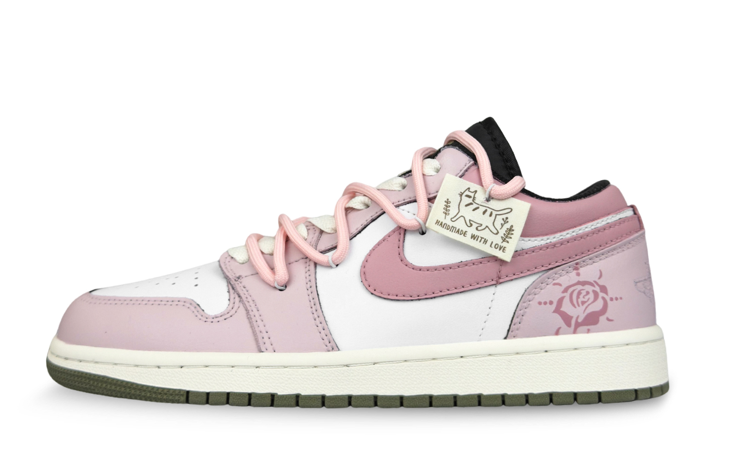 Jordan Air 1 Rose Meowth нескользящие устойчивые к истиранию низкие детские баскетбольные кроссовки pink для подростков
Jordan Air 1 Rose Meowth нескользящие устойчивые к истиранию низкие детские баскетбольные кроссовки pink для подростков