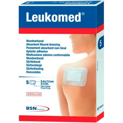 BSN Medical Leukomed Прилегающая клейкая повязка, 5 шт., 5 см x 7,2 см Sport-Tec
BSN Medical Leukomed Прилегающая клейкая повязка, 5 шт., 5 см x 7,2 см Sport-Tec