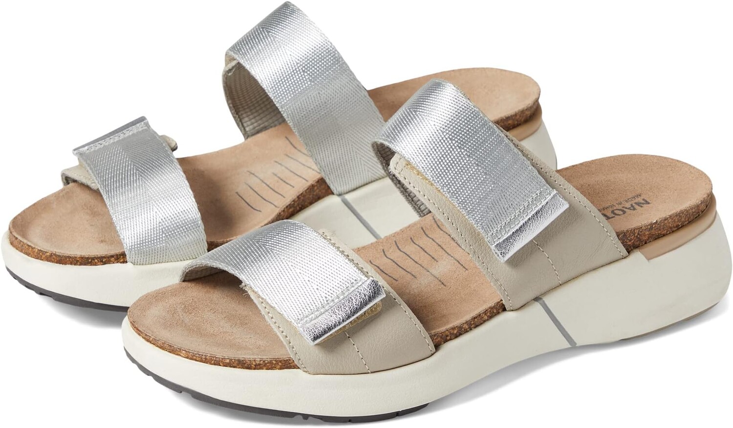 Сандалии Naot Calliope, цвет Soft Ivory Leather/Soft Silver Leather/Silver Gray Woven Strap
Сандалии Naot Calliope, цвет Soft Ivory Leather/Soft Silver Leather/Silver Gray Woven Strap
