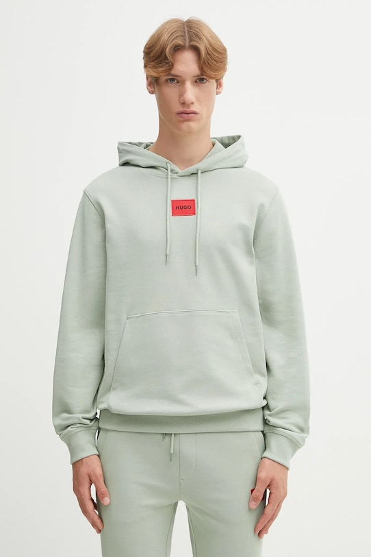 Хлопковая толстовка Hugo, зеленый
Хлопковая толстовка Hugo, зеленый