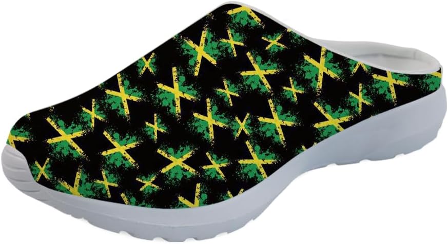 Садовые сабо Forchrinse с милым принтом лапок собак, нескользящие обувь для шеф-поваров, медсестер и врачей, сандалии для мужчин и женщин, Jamaican Flag Love Heart
Садовые сабо Forchrinse с милым принтом лапок собак, нескользящие обувь для шеф-поваров, медсестер и врачей, сандалии для мужчин и женщин, Jamaican Flag Love Heart