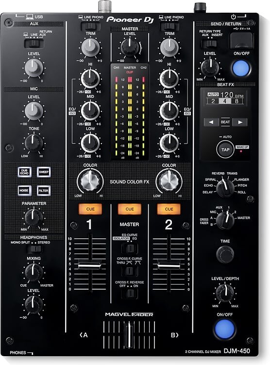 Микшер Pioneer DJM-450 2-Channel DJ Mixer
Микшер Pioneer DJM-450 2-Channel DJ Mixer