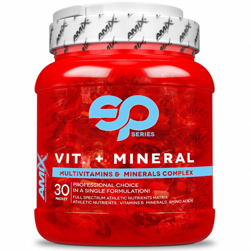 AMIX Vit+Mineral Pack, Диетическая добавка, 30 пакетиков
AMIX Vit+Mineral Pack, Диетическая добавка, 30 пакетиков