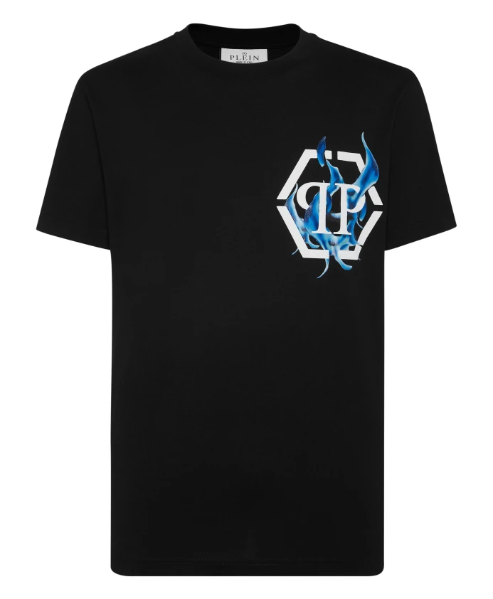 Футболка с круглым вырезом, SS Flame Philipp Plein, черный
Футболка с круглым вырезом, SS Flame Philipp Plein, черный