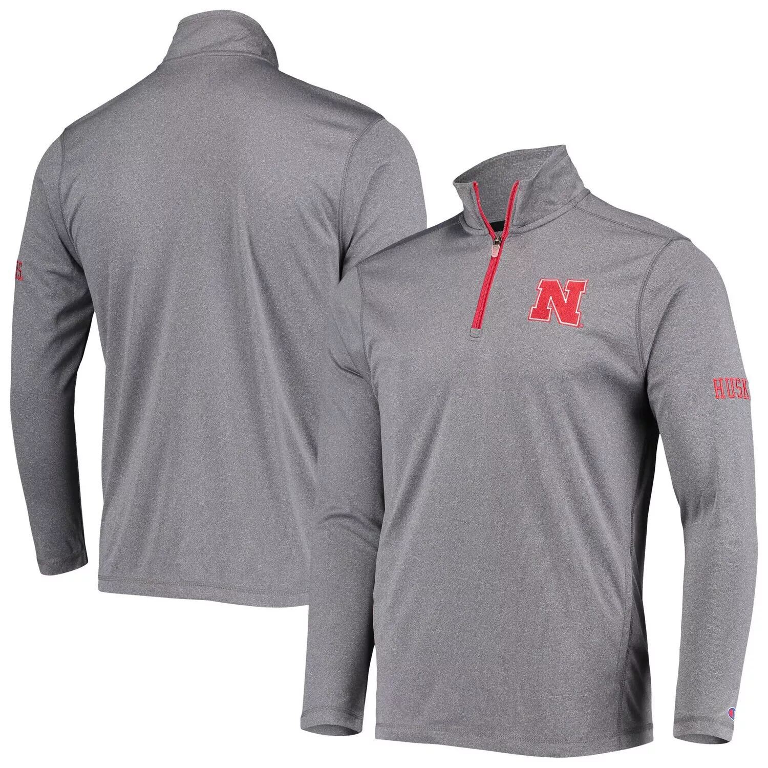 Мужская серая куртка с молнией без четверти Nebraska Huskers Victory Champion, Серый, Мужская серая куртка с молнией без четверти Nebraska Huskers Victory Champion
Мужская серая куртка с молнией без четверти Nebraska Huskers Victory Champion, Серый, Мужская серая куртка с молнией без четверти Nebraska Huskers Victory Champion
