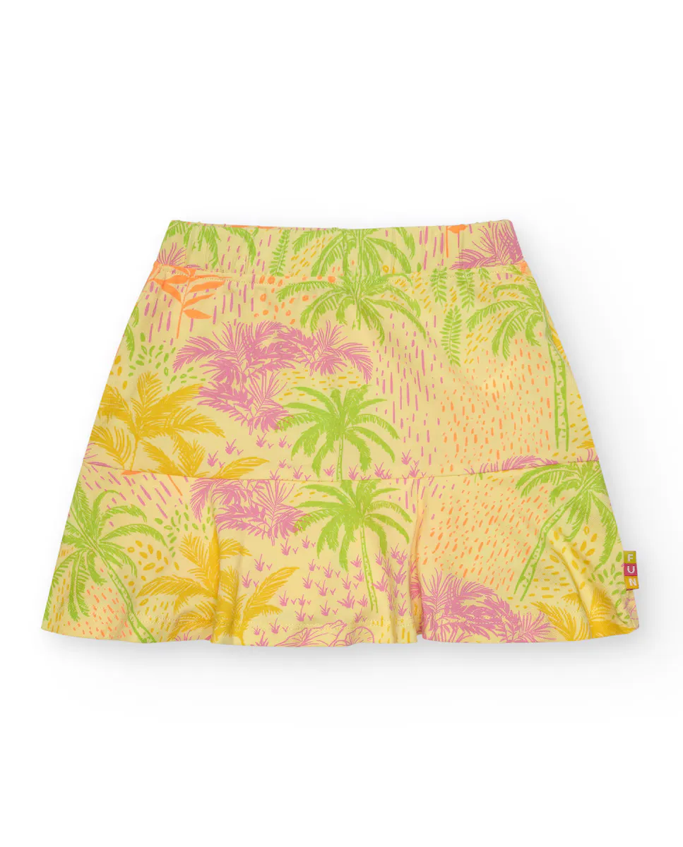 Юбка для девочки с тропическим принтом и эластичной талией Tuc tuc, жёлтый
Юбка для девочки с тропическим принтом и эластичной талией Tuc tuc, жёлтый