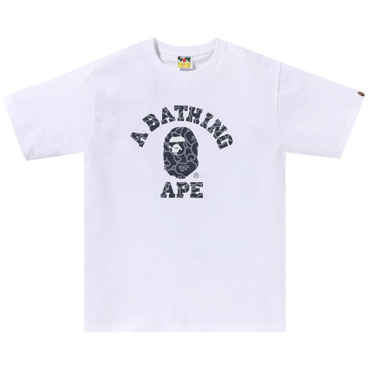 Футболка BAPE Japanese Cloud Camo College Tee 'White'
Футболка BAPE Japanese Cloud Camo College Tee 'White'