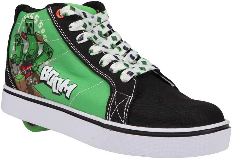 Кроссовки Heelys для мужчин Minecraft Racer 20 Mid, черный/зеленый
Кроссовки Heelys для мужчин Minecraft Racer 20 Mid, черный/зеленый