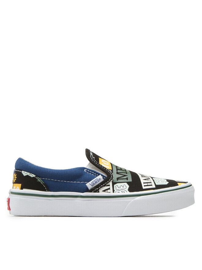 Тканевые кроссовки Classic Slip-On V VN0007Q1BMV1 Vans, черный/темно-синий
Тканевые кроссовки Classic Slip-On V VN0007Q1BMV1 Vans, черный/темно-синий