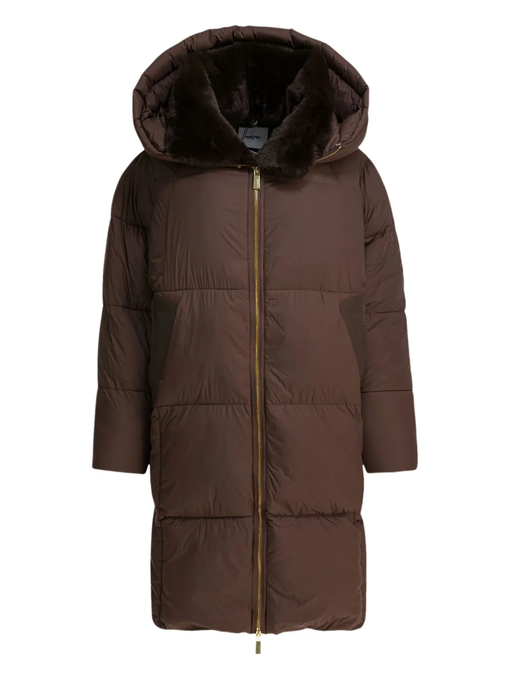 Стеганое пальто с капюшоном Danae Max & Moi, коричневый
Стеганое пальто с капюшоном Danae Max & Moi, коричневый
