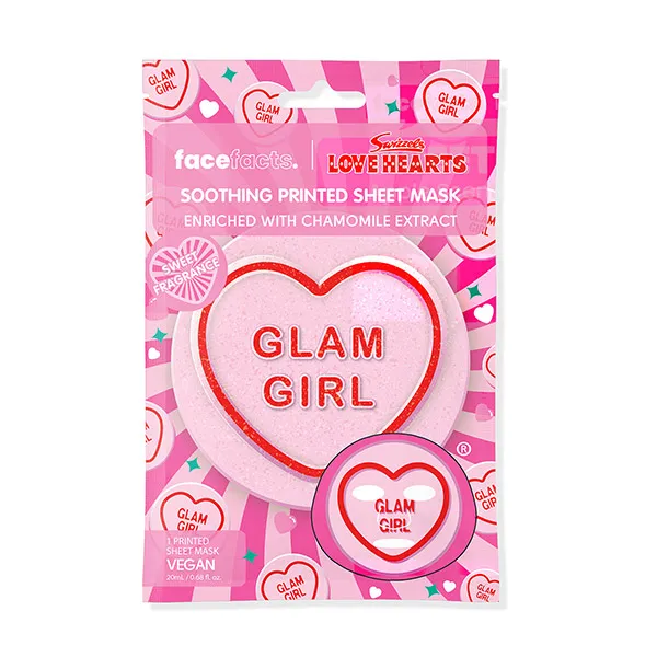 Успокаивающая маска для лица Glam Girl Facefacts, 1 UD
Успокаивающая маска для лица Glam Girl Facefacts, 1 UD