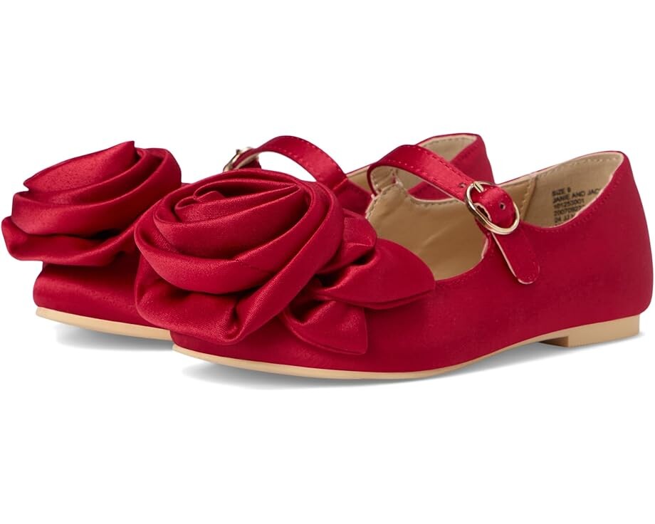 Сандалии Janie and Jack Satin Rose Flat, красный
Сандалии Janie and Jack Satin Rose Flat, красный