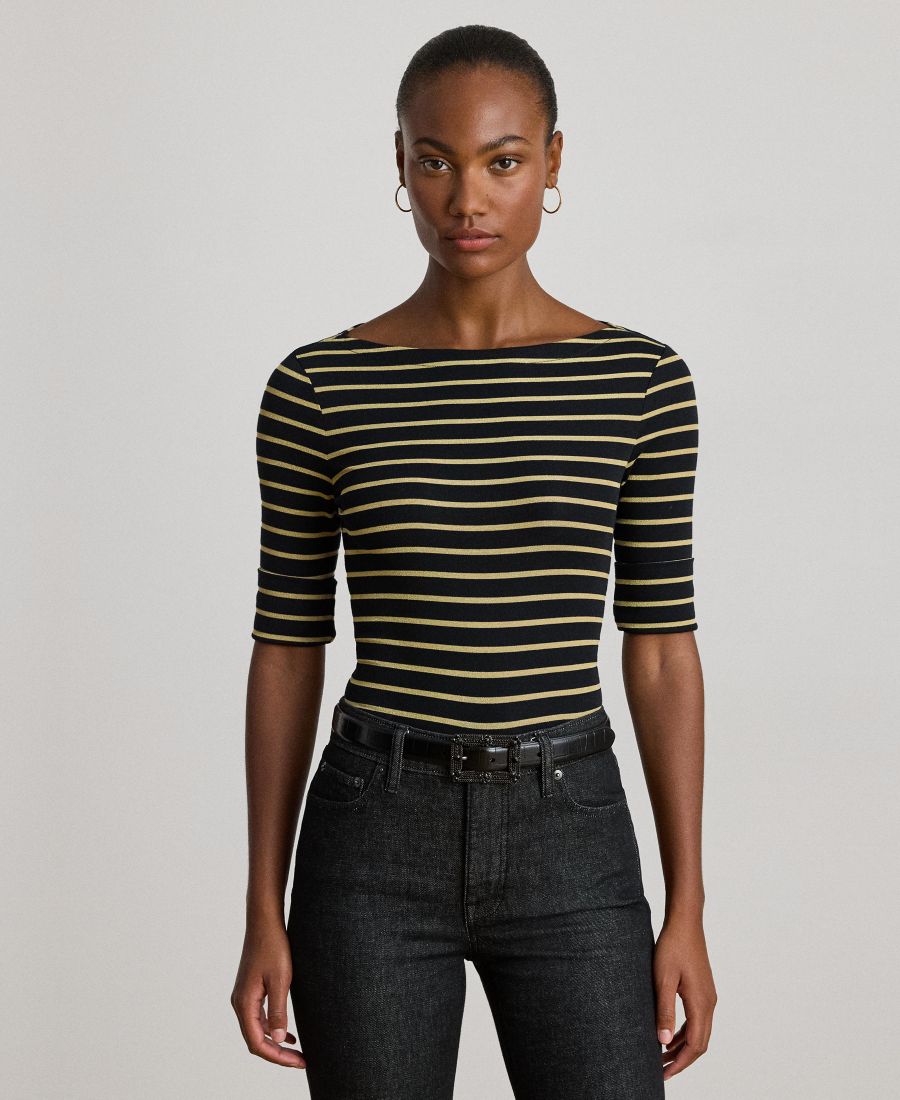 Женская полосатая футболка с вырезом-лодочкой, размеры P/XS-XXL Lauren Ralph Lauren, Black/gold Metallic, Черный, Женская полосатая футболка с вырезом-лодочкой, размеры P/XS-XXL Lauren Ralph Lauren, Black/gold Metallic
Женская полосатая футболка с вырезом-лодочкой, размеры P/XS-XXL Lauren Ralph Lauren, Black/gold Metallic, Черный, Женская полосатая футболка с вырезом-лодочкой, размеры P/XS-XXL Lauren Ralph Lauren, Black/gold Metallic