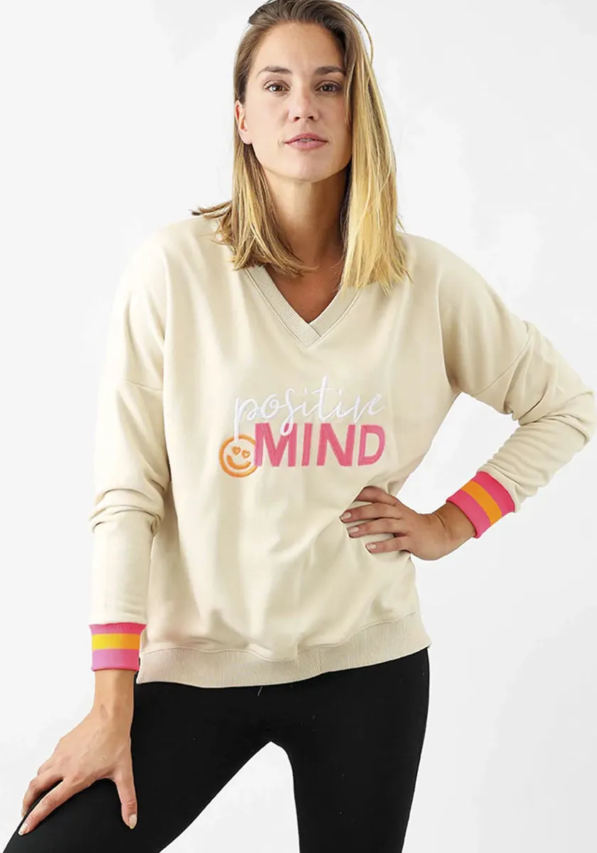 Толстовка с двумя сердечками, V-образным вырезом и неоновым принтом Zwillingsherz, бежевый
Толстовка с двумя сердечками, V-образным вырезом и неоновым принтом Zwillingsherz, бежевый