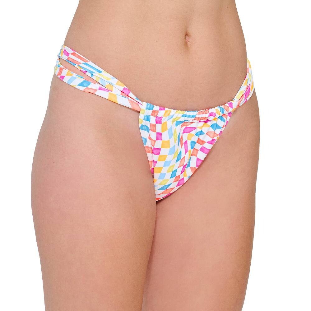 Плавки для плавания с выступами по бокам для юниоров Ninety Nine° Ninety-Nine Degrees, цвет Checked Out Multi 
Плавки для плавания с выступами по бокам для юниоров Ninety Nine° Ninety-Nine Degrees, цвет Checked Out Multi