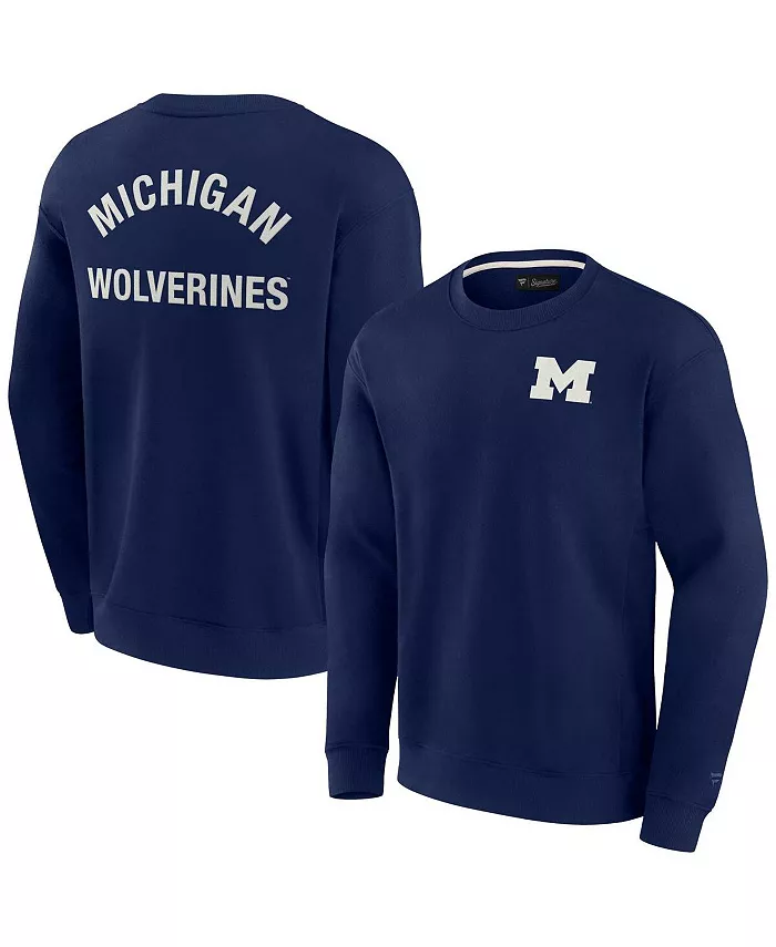 Мужская и женская супермягкая толстовка Michigan Wolverines цвета морской волны Fanatics Signature
Мужская и женская супермягкая толстовка Michigan Wolverines цвета морской волны Fanatics Signature