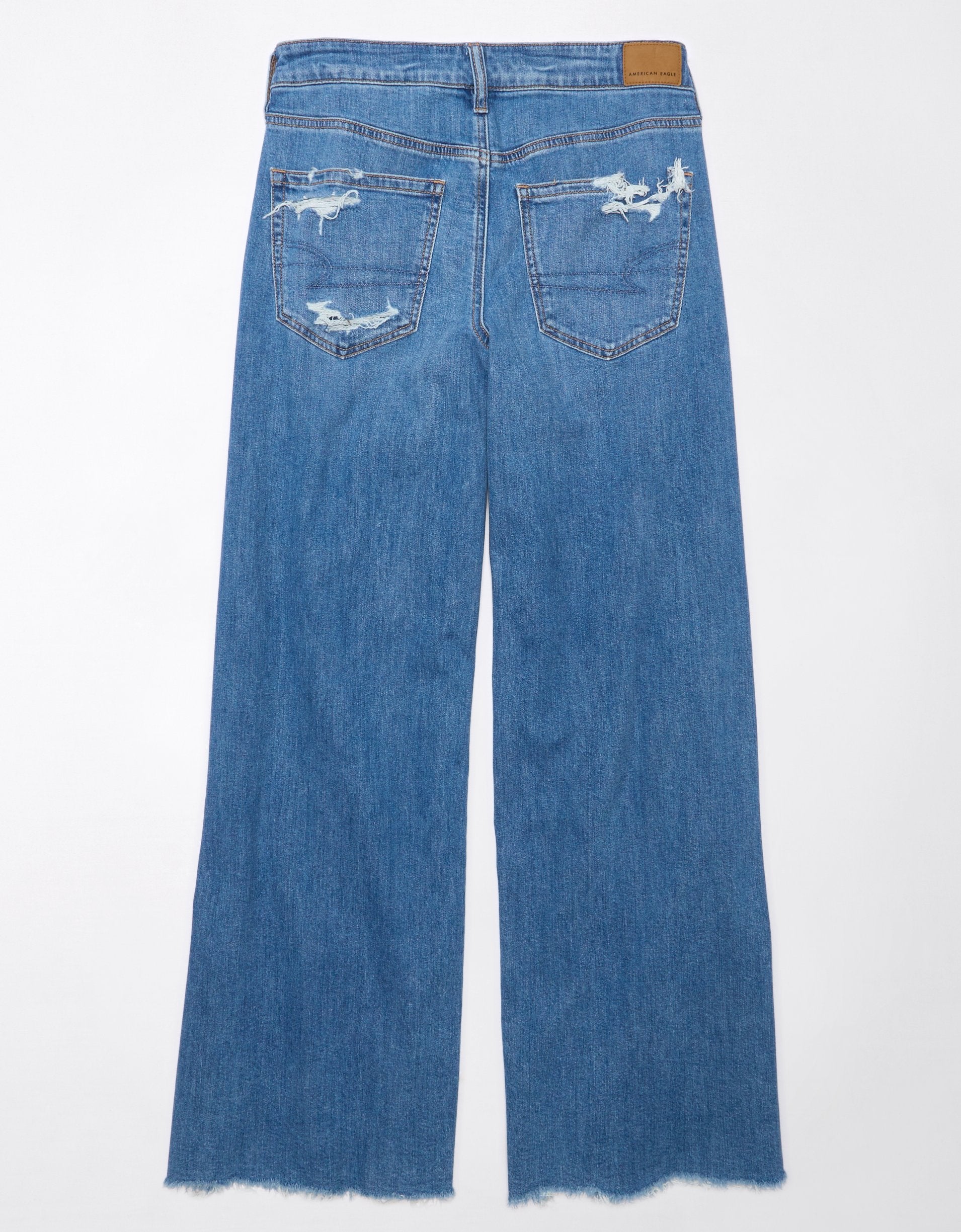 Джинсы AE Dreamy Drape Ultra Wide-Leg с высокой талией и рваными краями American Eagle Outfitters, цвет medium destroy
Джинсы AE Dreamy Drape Ultra Wide-Leg с высокой талией и рваными краями American Eagle Outfitters, цвет medium destroy