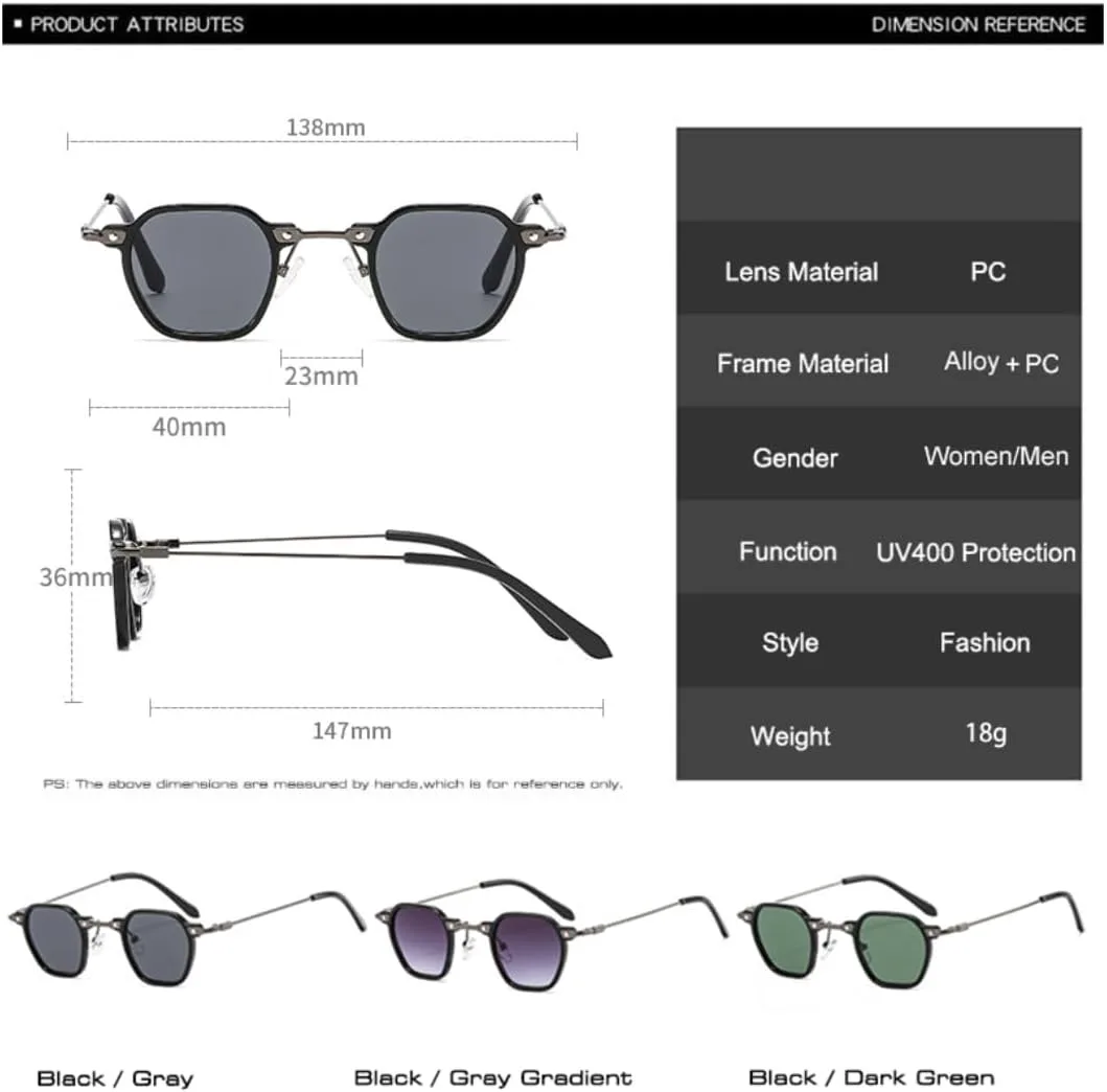 Популярные маленькие солнцезащитные очки для женщин и мужчин в стиле ретро-панк, конфетные цвета, защита от УФ-излучения UV400 с градиентом UATXTAU, Leopard Blue
Популярные маленькие солнцезащитные очки для женщин и мужчин в стиле ретро-панк, конфетные цвета, защита от УФ-излучения UV400 с градиентом UATXTAU, Leopard Blue