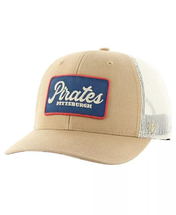 Мужская регулируемая кепка цвета хаки Pittsburgh Pirates Glory Daze Trucker '47 Brand
Мужская регулируемая кепка цвета хаки Pittsburgh Pirates Glory Daze Trucker '47 Brand