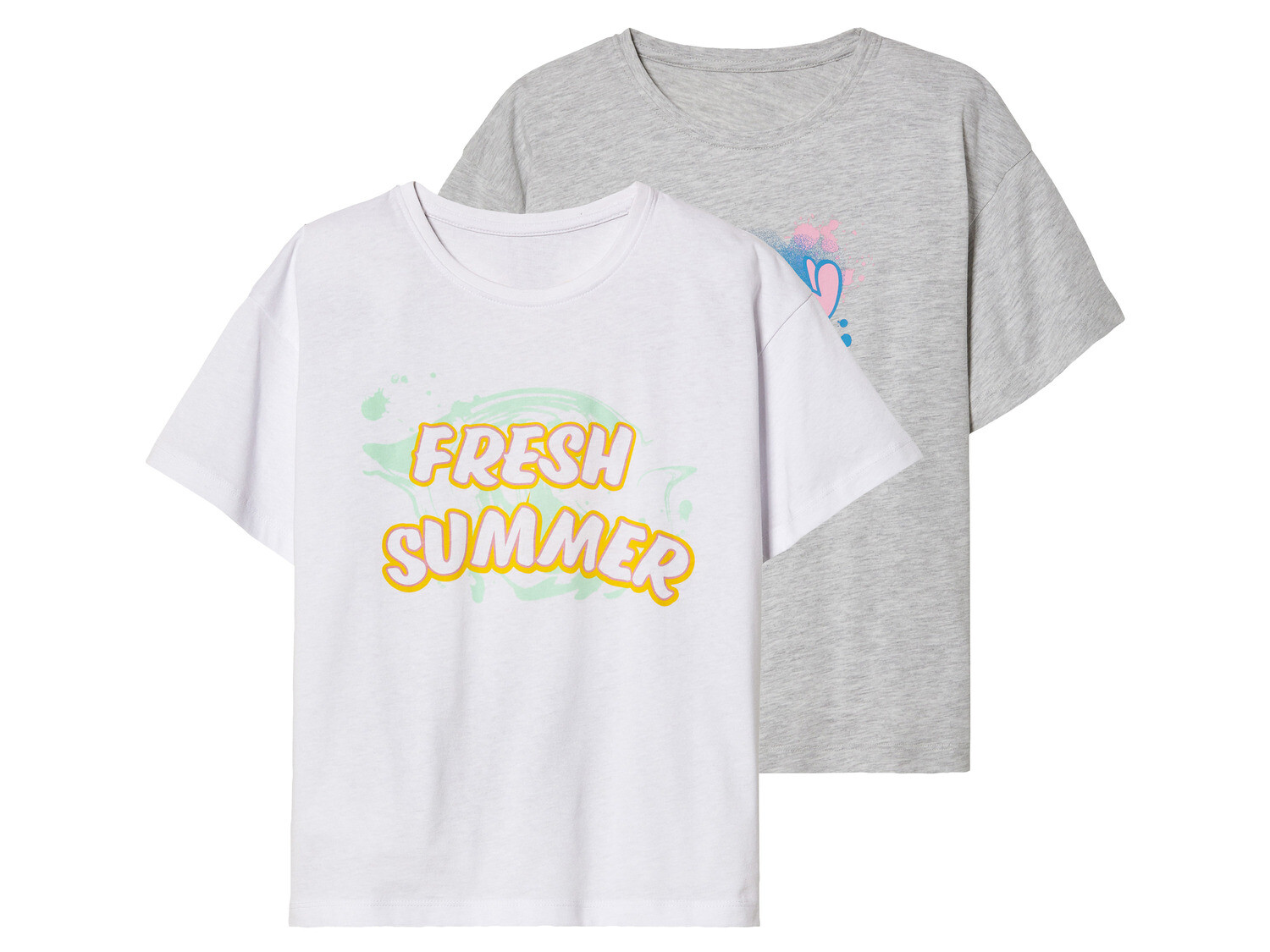 Детские футболки для девочек peperts!, 2 шт., с принтом, белый/серый
Детские футболки для девочек peperts!, 2 шт., с принтом, белый/серый