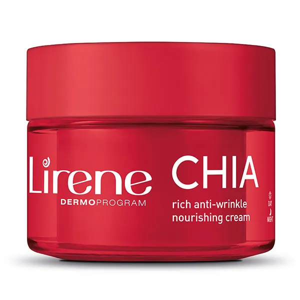 Питательный крем против морщин Dermoprogram Chía Lirene, 50 ml
Питательный крем против морщин Dermoprogram Chía Lirene, 50 ml