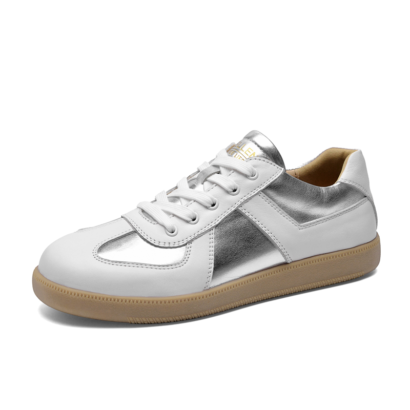 Низкие скейтбордистские кроссовки для мужчин Mellen, серебро
Низкие скейтбордистские кроссовки для мужчин Mellen, серебро