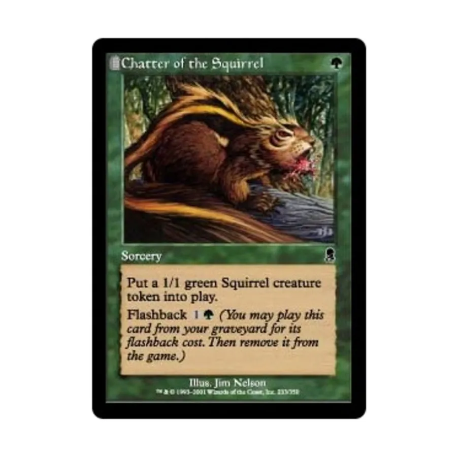 CCG Болтовня белки (С), MTG - Odyssey
CCG Болтовня белки (С), MTG - Odyssey