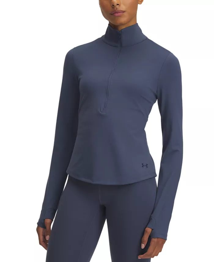 Толстовка Women's Motion Half-Zip Long-Sleeve Top Under Armour, серебряный
Толстовка Women's Motion Half-Zip Long-Sleeve Top Under Armour, серебряный