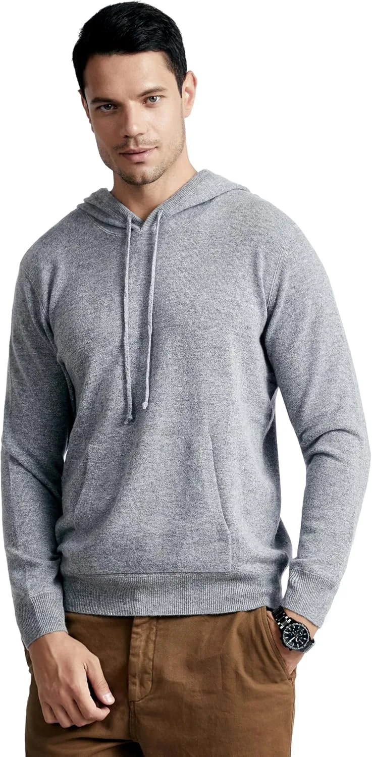 Толстовка с капюшоном и карманом Beyond Fashion для мужчин — 100% чистый кашемир
Толстовка с капюшоном и карманом Beyond Fashion для мужчин — 100% чистый кашемир