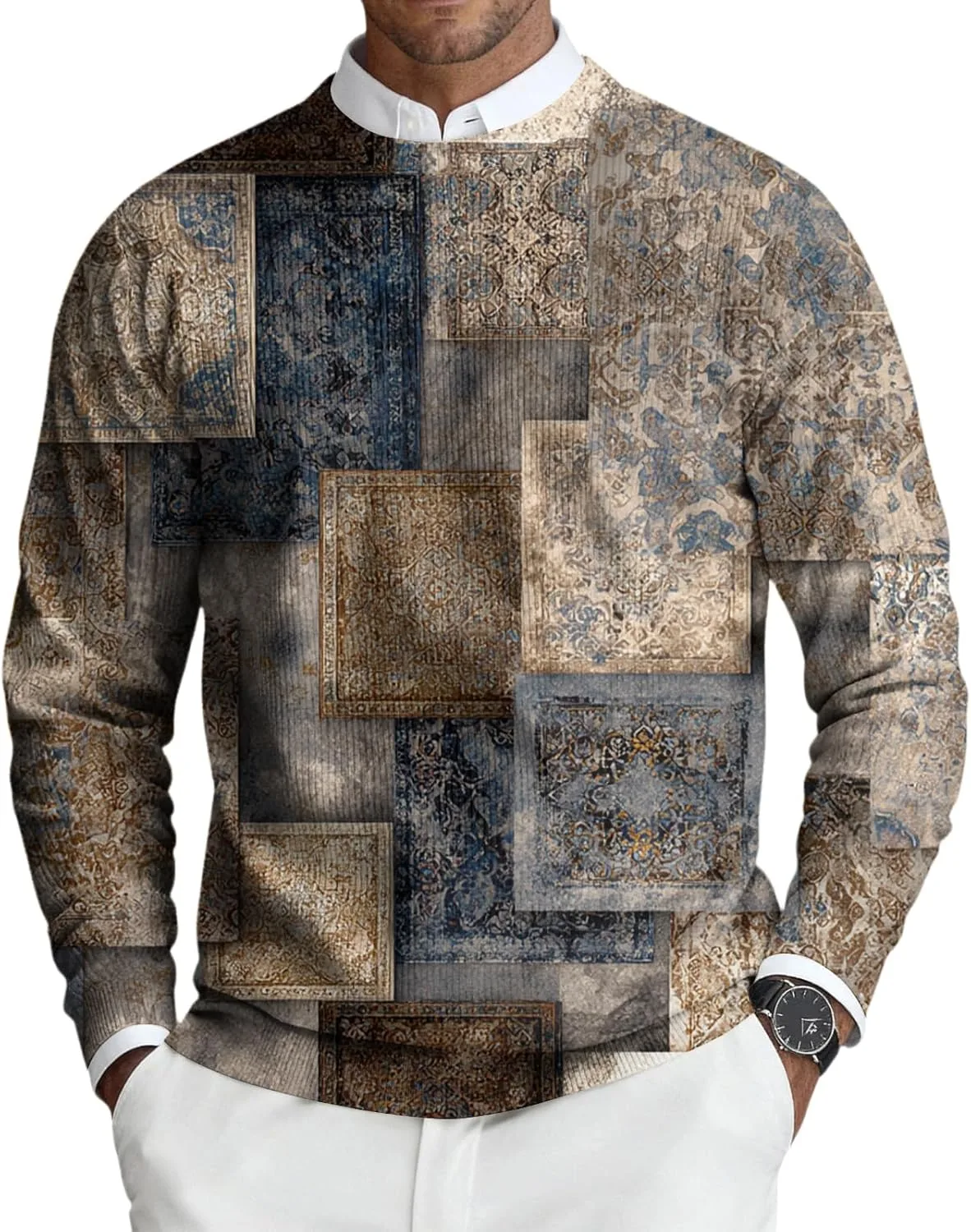 Мужской свитер вязаный AAZJSS
Мужской свитер вязаный AAZJSS