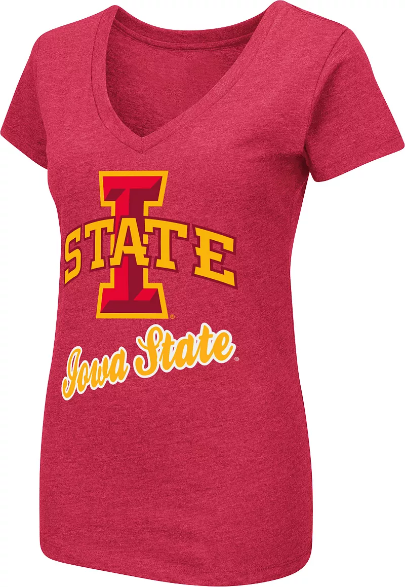 Женская футболка Colosseum Iowa State Cyclones Cardinal Dual Blend с v-образным вырезом
Женская футболка Colosseum Iowa State Cyclones Cardinal Dual Blend с v-образным вырезом