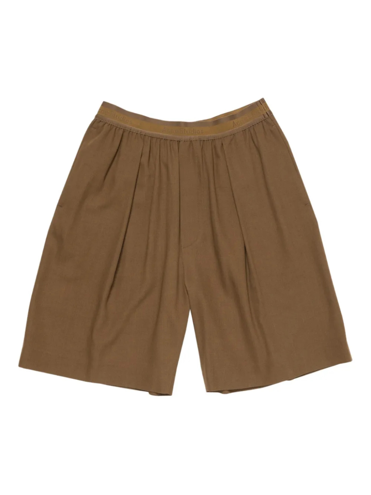 Шорты широкие со складками Acne Studios, коричневый
Шорты широкие со складками Acne Studios, коричневый