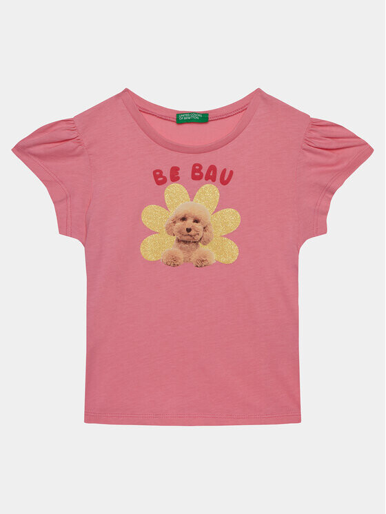Футболка стандартного кроя United Colors Of Benetton, розовый
Футболка стандартного кроя United Colors Of Benetton, розовый